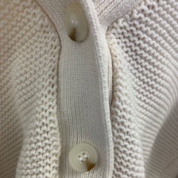 Lulu's Cream Cropped Cardigan with Balloon Sleeves - Picture 3 of 8